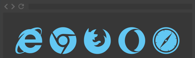 Compatible browser logos