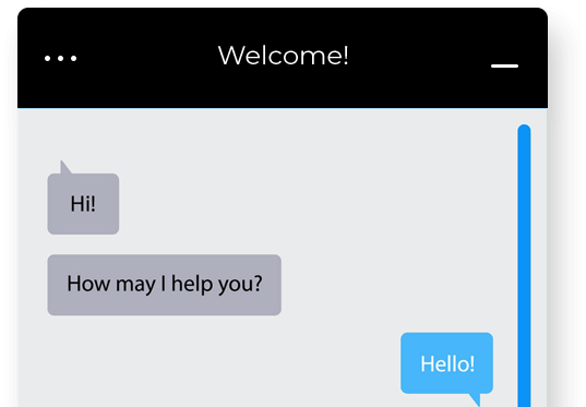 image example of chat popup